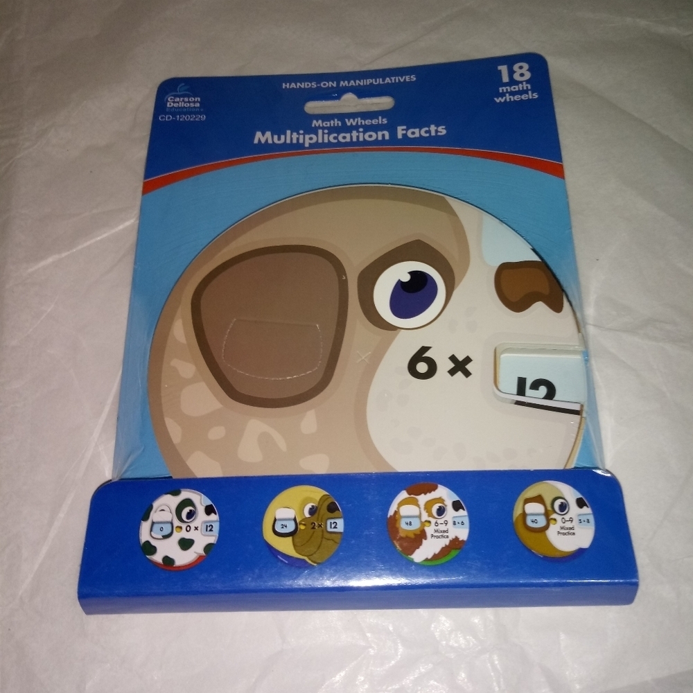 Carson Dellosa Math wheels multiplication - Picture 3 of 5